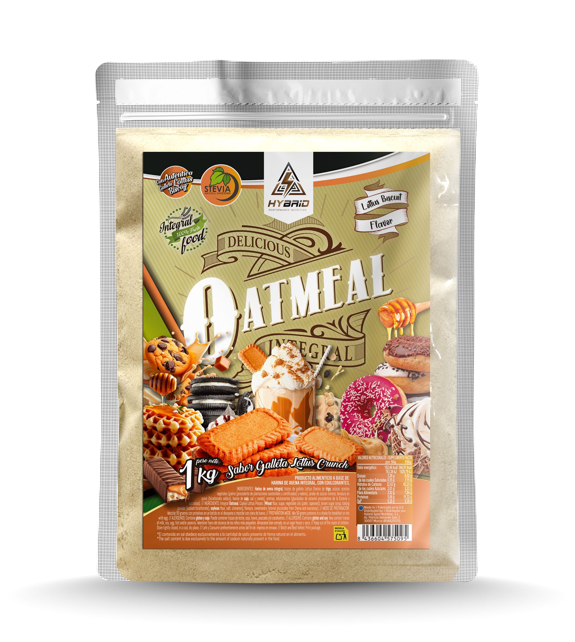 Harina de Avena 100% Integral