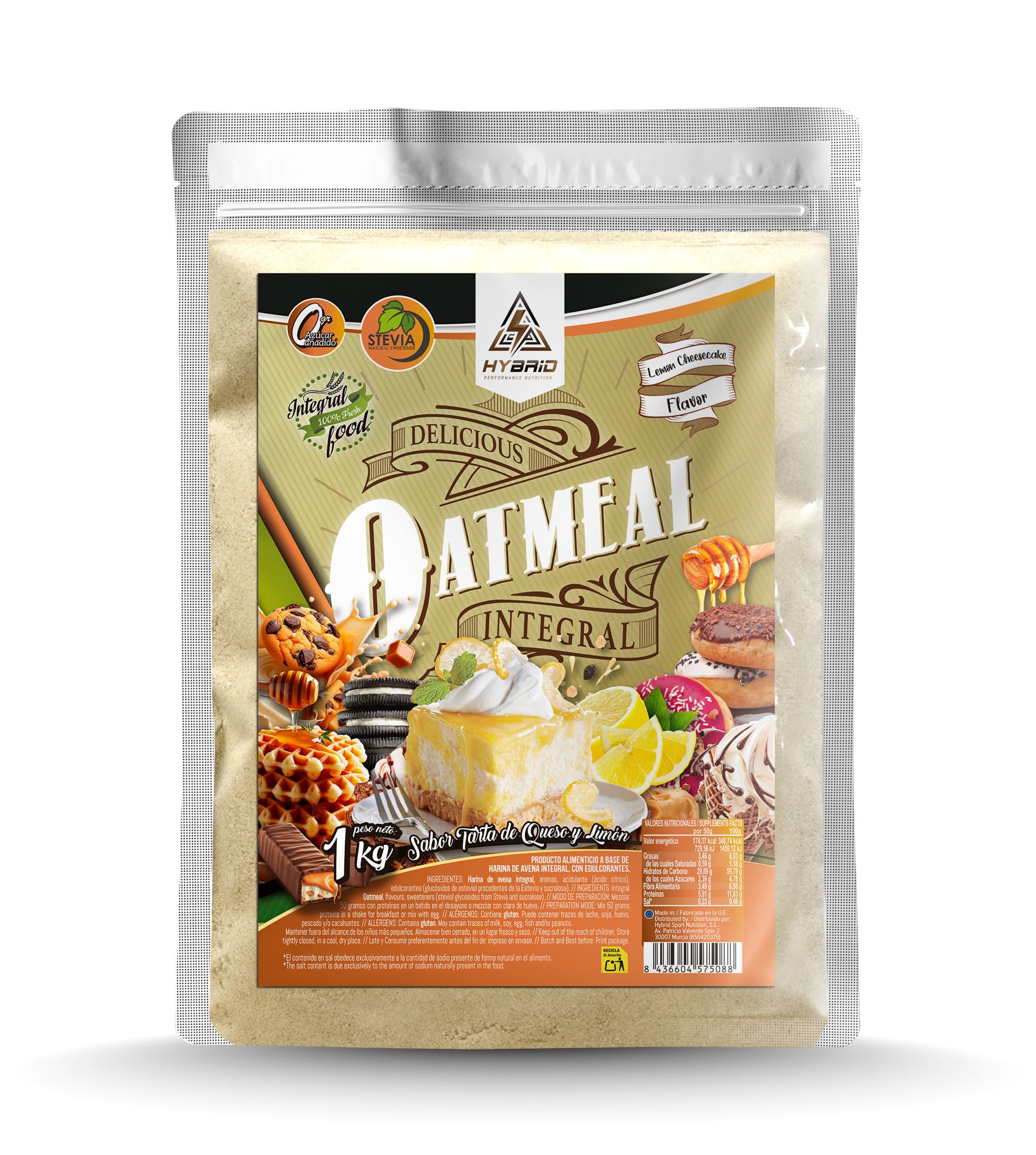 Harina de Avena 100% Integral