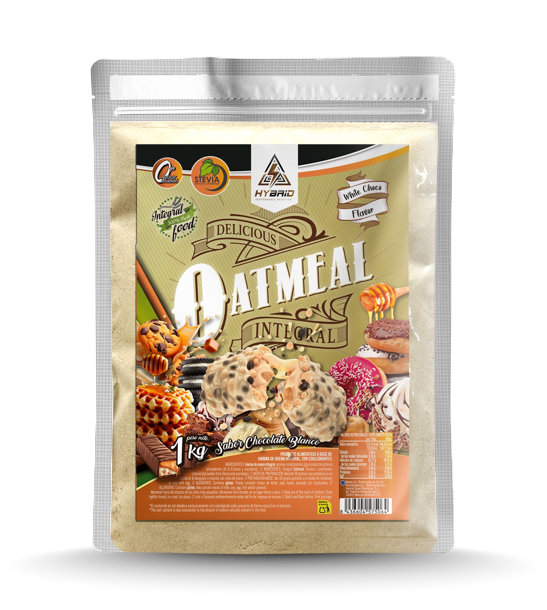 Harina de Avena 100% Integral